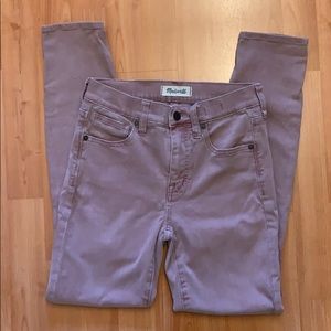 Madewell high rise skinny crop jeans size 25